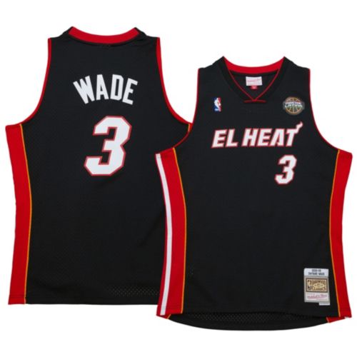 Mitchell & Ness Adult Miami Heat Dwyane Wade #3 Authentic '11