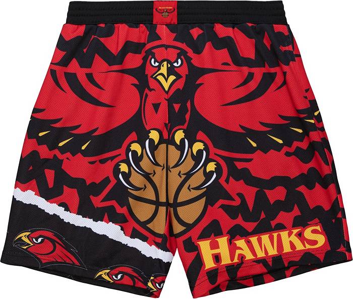 New Mitchell & Ness Mens NBA Atlanta Hawks Jumbotron Shorts.