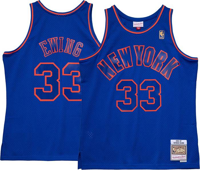 Nike Men's New York Knicks Julius Randle #30 Blue Dri-Fit Swingman Jersey, XL