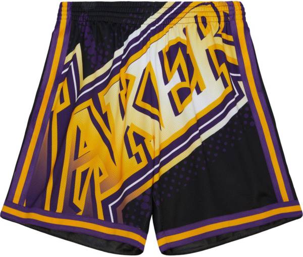 Mitchell and Ness Adult Los Angeles Lakers Big Face Shorts