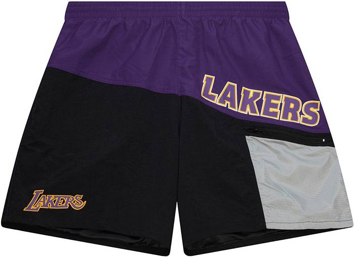 NBA Los Angeles Lakers Lebron James #23 Shorts Purple Yellow Size 2XL