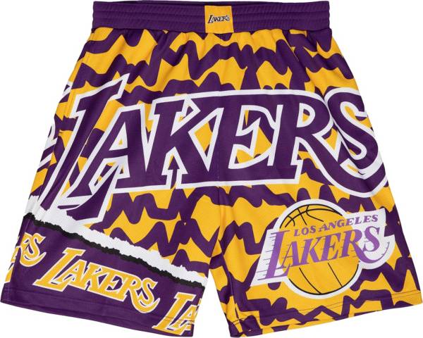 Mitchell & Ness Men's Los Angeles Purple Jumbotron Swingman Shorts | Dick's Sporting Goods