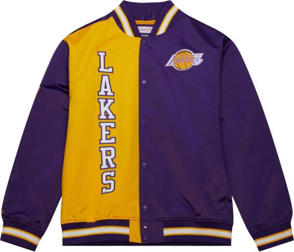 Mitchell and ness lakers hot sale jacket