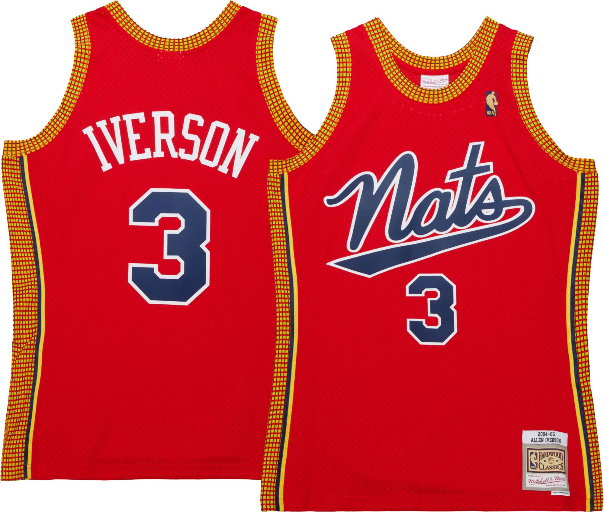 Mitchell & Ness Men's Philadelphia 76ers 2004 Allen Iverson #3 Swingman Jersey product image