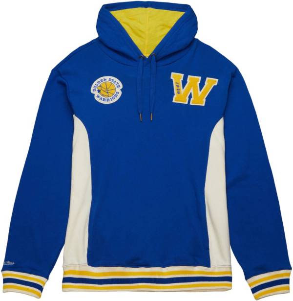 Mitchell and Ness Men's Golden State Warriors Royal French Terry