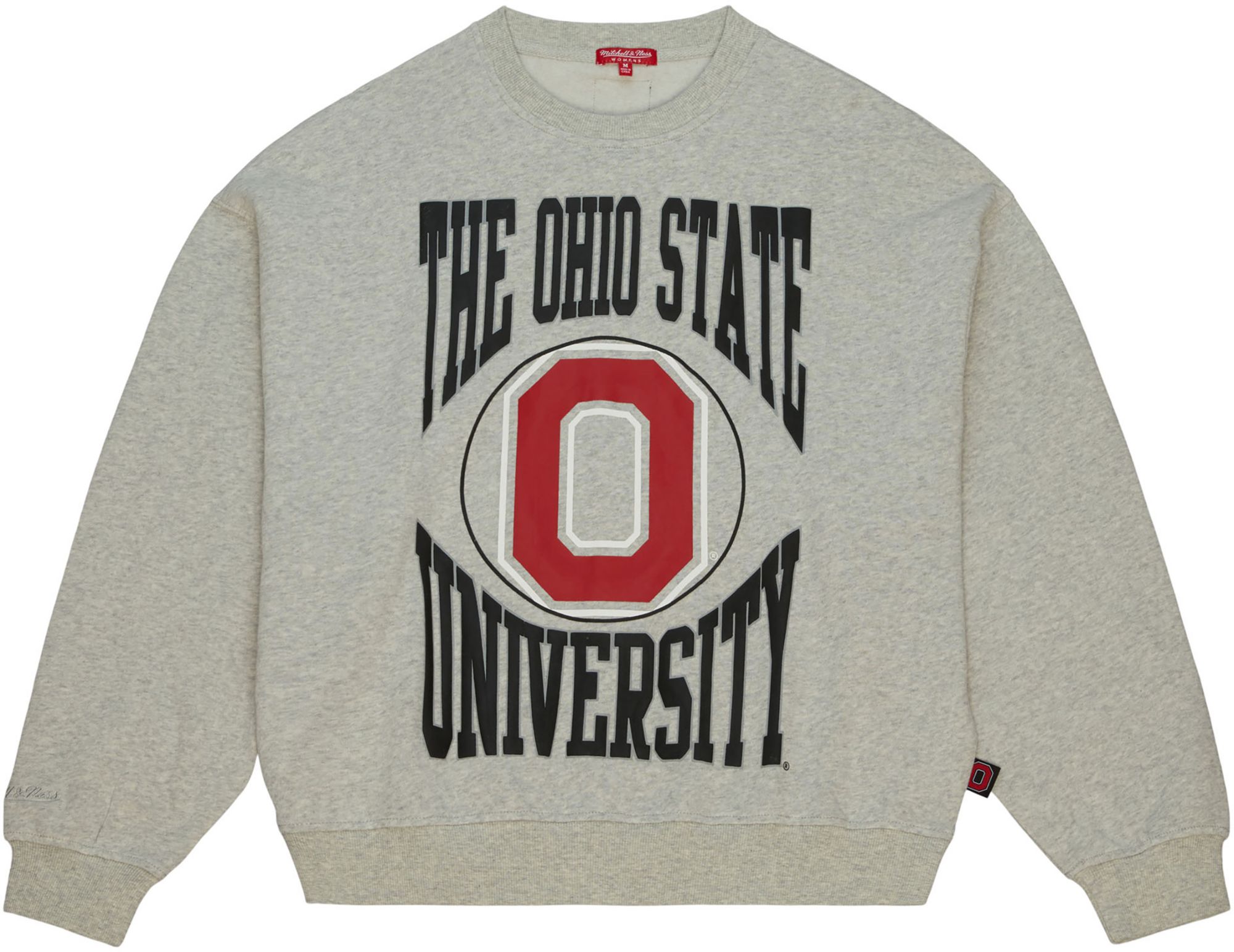 Mitchell & Ness Men's Ohio State Buckeyes All-Over Crew Neck 3.0 Pullover Sweatshirt