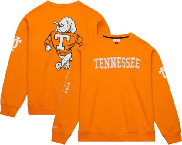 Mitchell & Ness Men's Tennessee Volunteers Tennessee Orange All-Over Crew  Neck 3.0 Pullover Sweatshirt