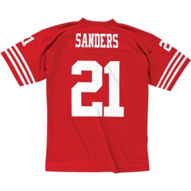 sorry, Mitchell & Ness Men's San Francisco 49ers Deion Sanders #21 1994 Red Throwback Jersey is currently out of stock