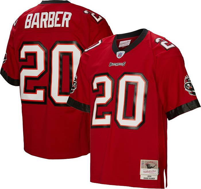Mitchell & Ness Men's Tampa Bay Buccaneers Ronde Barber #20 2002 Red Throwback  Jersey
