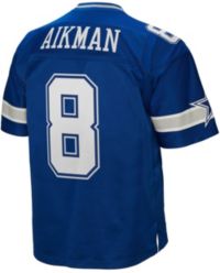 #8 Troy Aikman Jersey Dallas Cowboys White Limited Rush Tank Top