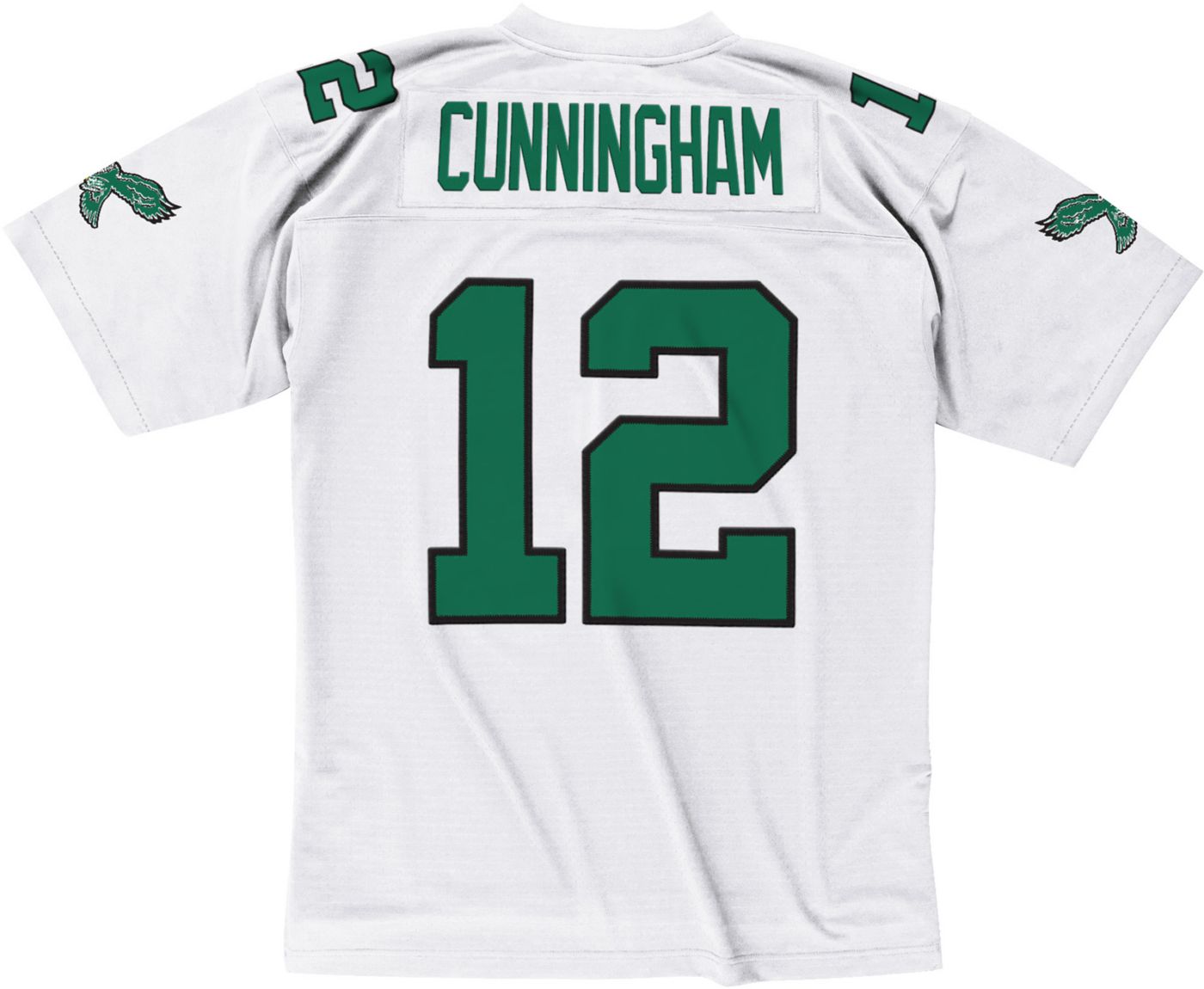 Mitchell Ness Men s Philadelphia Eagles Randall Cunningham 12 1990 White Throwback Jersey Dick s Sporting Goods