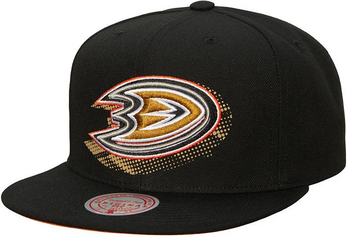 Men's Anaheim Ducks Mitchell & Ness White SOUL Snapback Hat