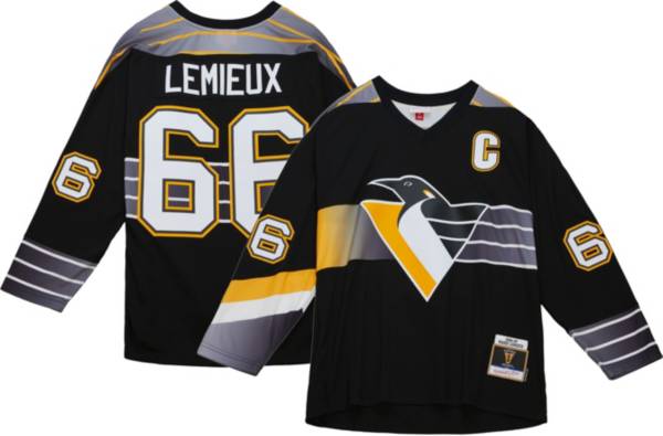 Mitchell Ness Pittsburgh Penguins Mario Lemieux 66 96 Blue Line Jersey