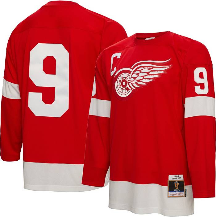 HOWE Mitchell Ness Detroit Red Wings Jersey VTG in 2023