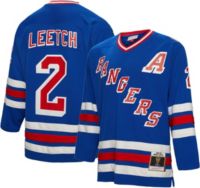 Mitchell & Ness Adult New York Rangers Brian Leetch #2 '93 Blue Line Jersey