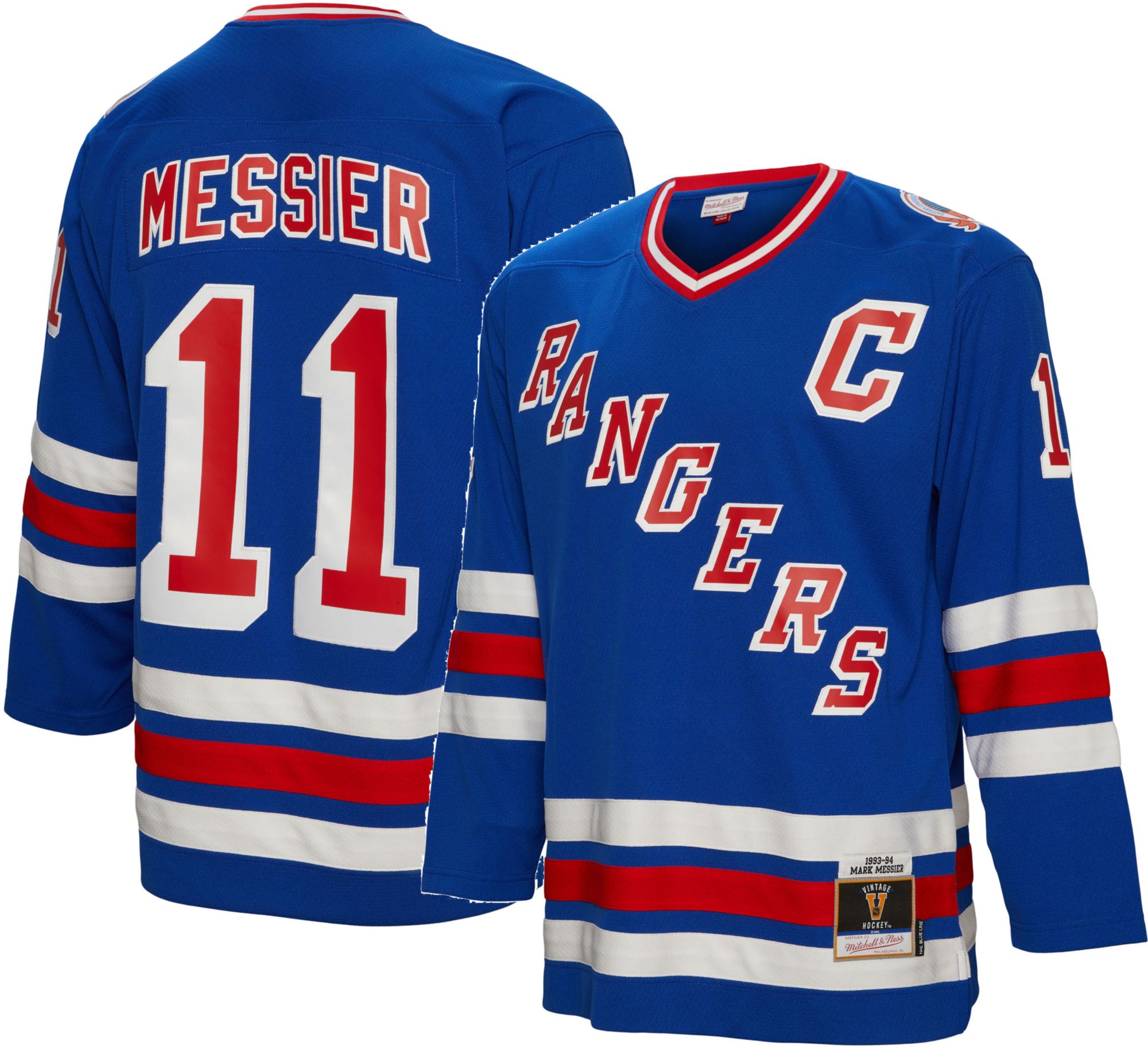 Mitchell & Ness New York Rangers Mark Messier #11 '93 Blue Line Jersey