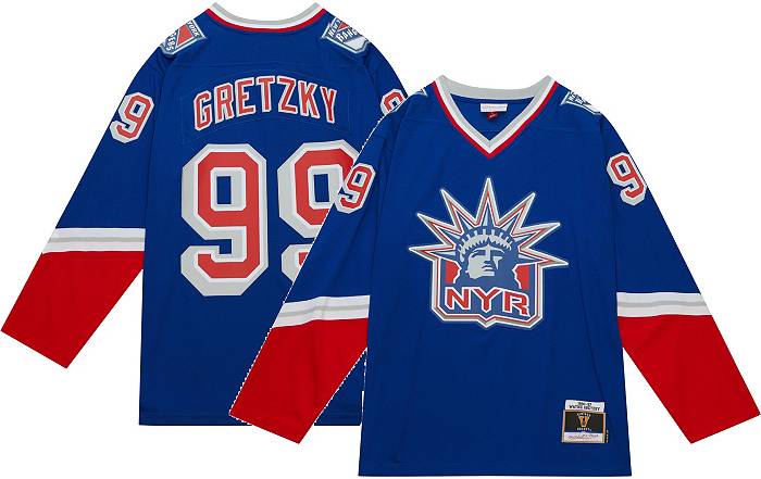 Mitchell & Ness Blue Line Wayne Gretzky New York Rangers 1996 Jersey