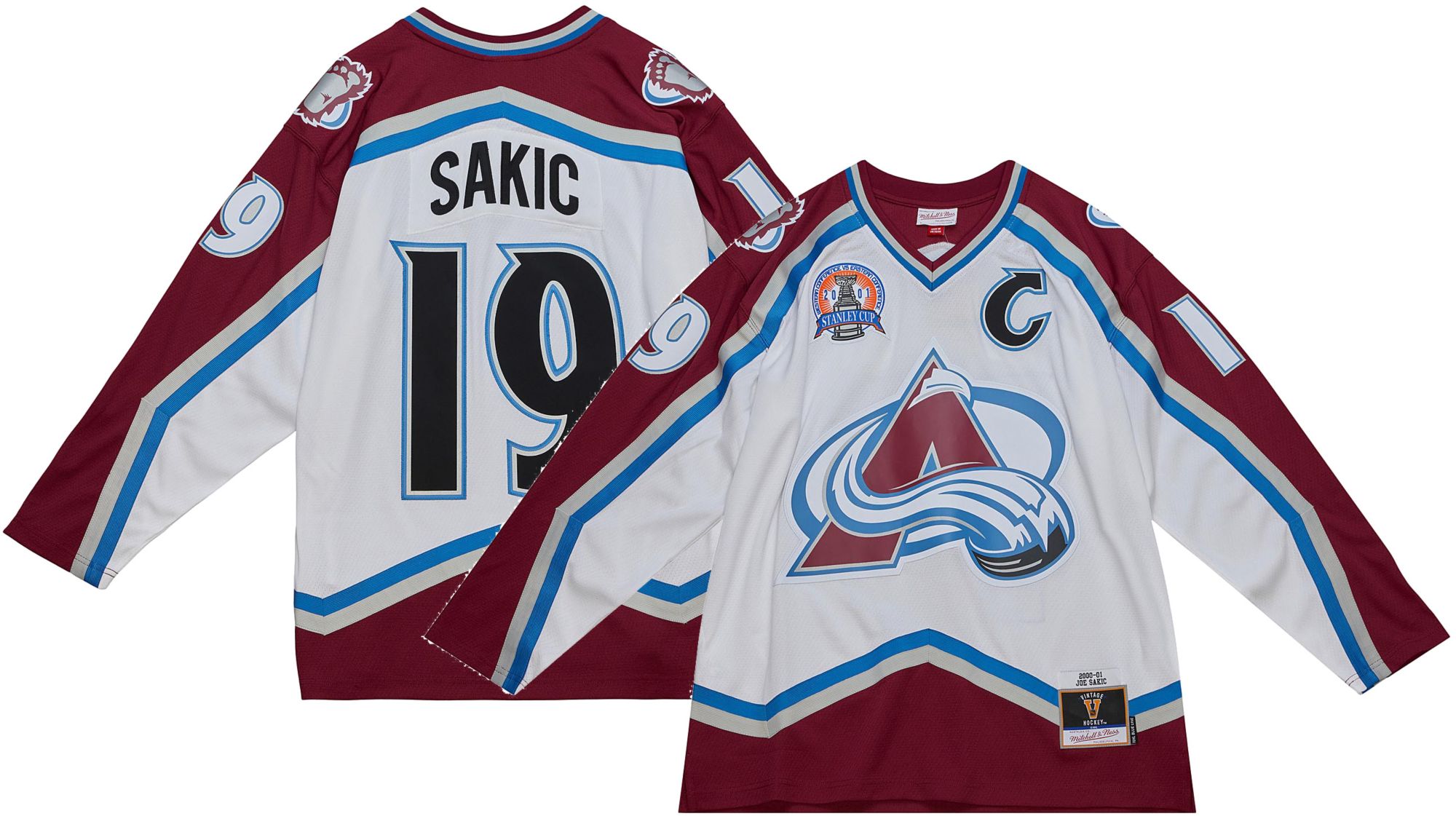 Mitchell & Ness Adult Colorado Avalanche Joe Sakic #19 '00 Blue Line Jersey product image