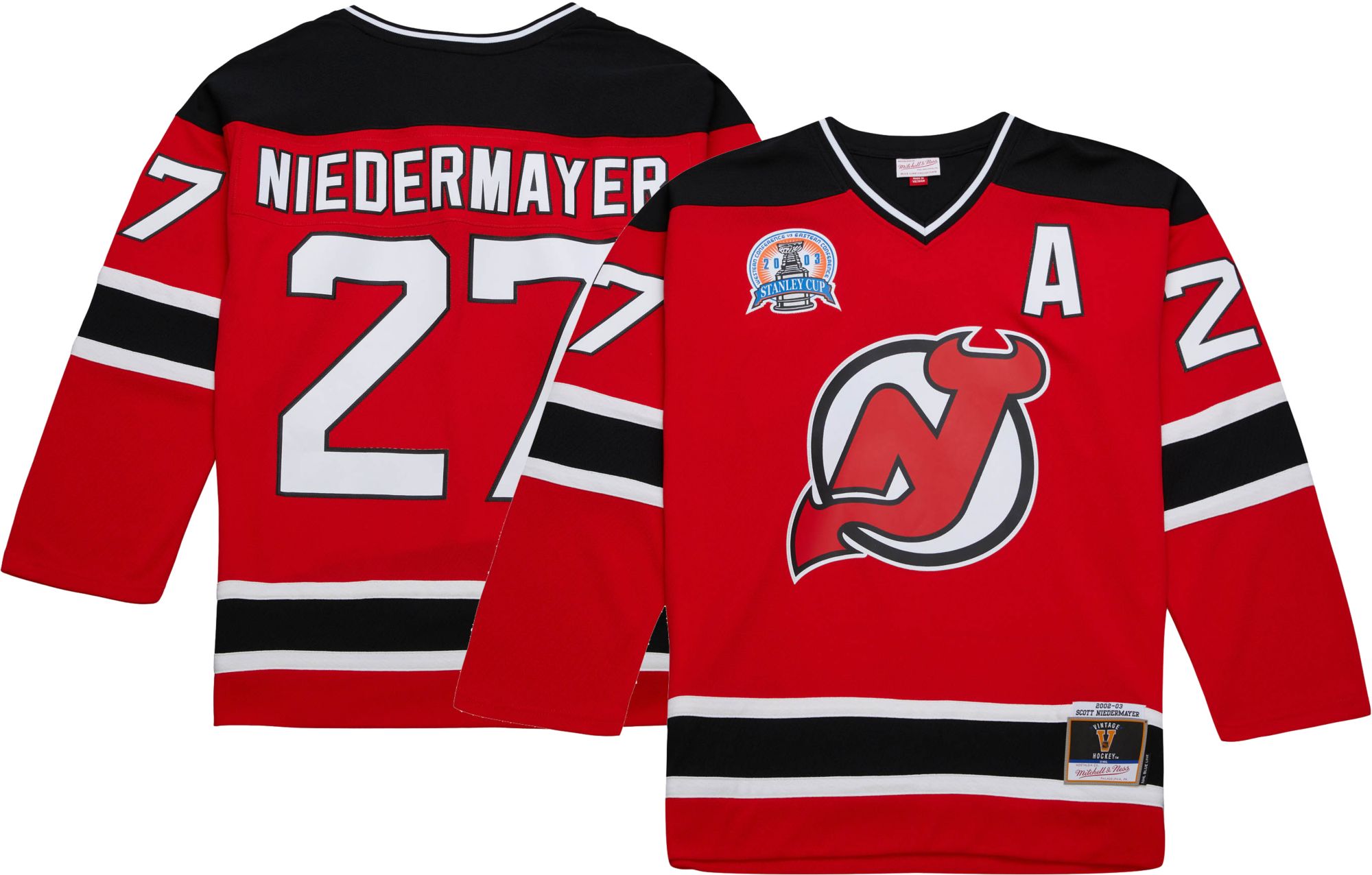 Mitchell & Ness Adult New Jersey Devils 2002 Scott Niedermayer #27 Vintage Replica Jersey product image