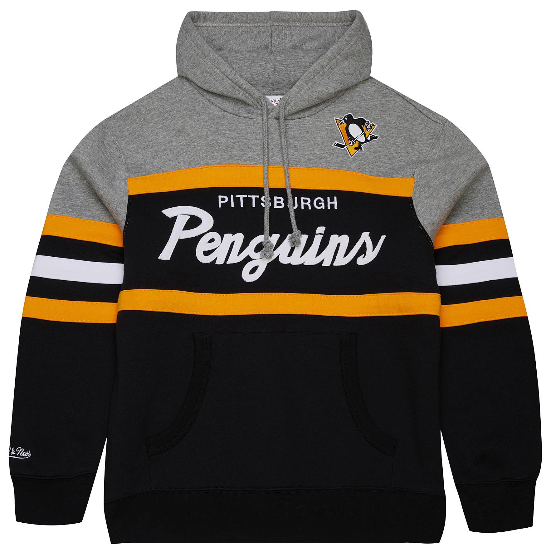 Mitchell & Ness Pittsburgh Penguins Head Coach Black Pullover Hoodie product image