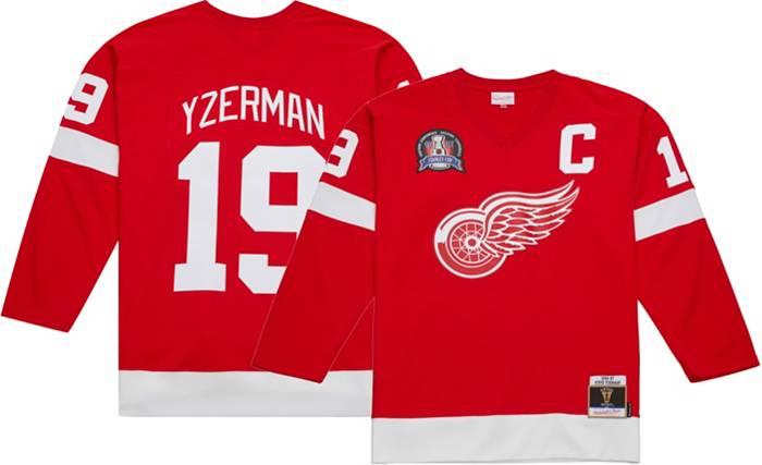 Detroit Red Wings Mitchell & Ness Open Net T-Shirt Long Sleave