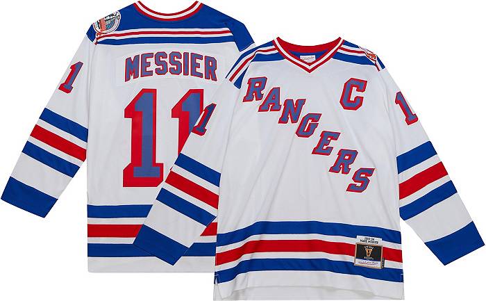 Men's Mark Messier New York Rangers Mitchell & Ness 1993-94 Blue Jerse