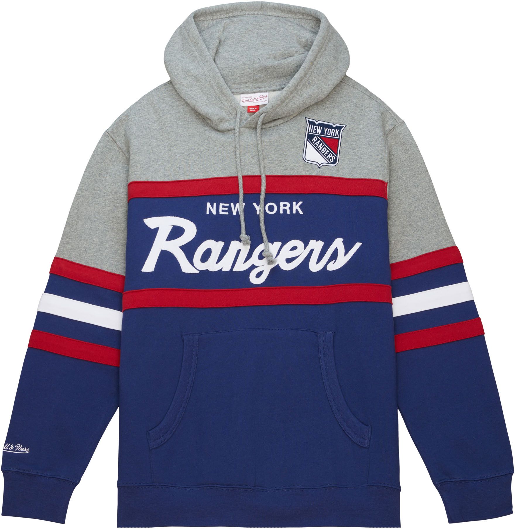 Mitchell & Ness New York Rangers Head Coach Navy Pullover Hoodie product image