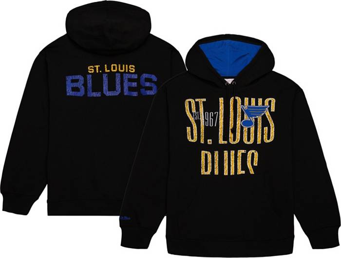 Men's Mitchell & Ness Blue St. Louis Blues Legendary Slub Hoodie