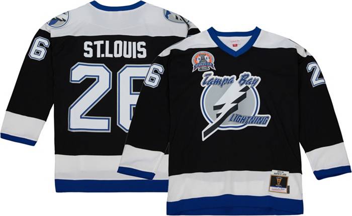 Men's Mitchell & Ness Martin St. Louis Black Tampa Bay Lightning 2003 Blue Line Player Jersey Size: Small