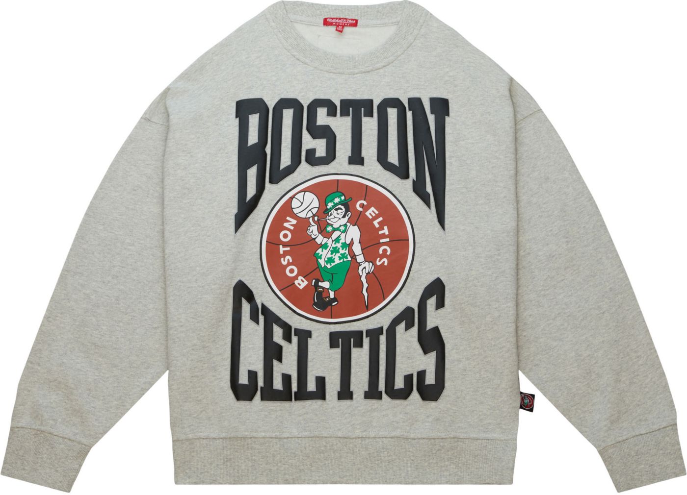 Mitchell and Ness Women s Boston Celtics Logo Crewneck Sweatshirt Dick s Sporting Goods