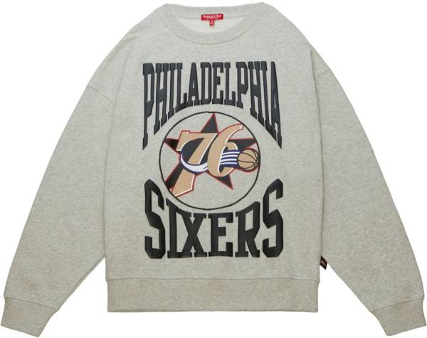 Mitchell and Ness Women's Philadelphia 76ers Logo Crewneck Sweatshirt |  Dick's Sporting Goods