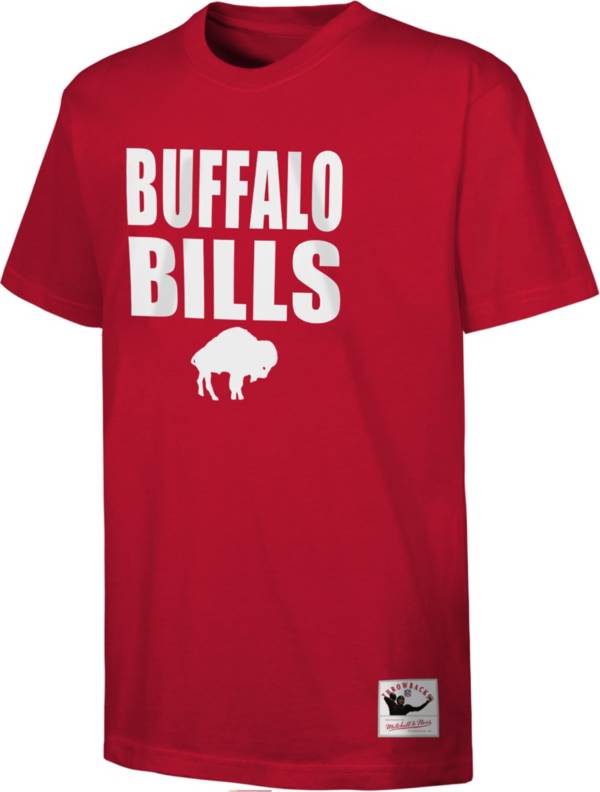 Red buffalo bills t hot sale shirt