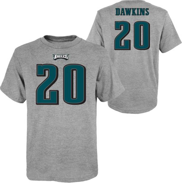 NFL Youth Philadelphia Eagles Savage Stripes Grey T-Shirt