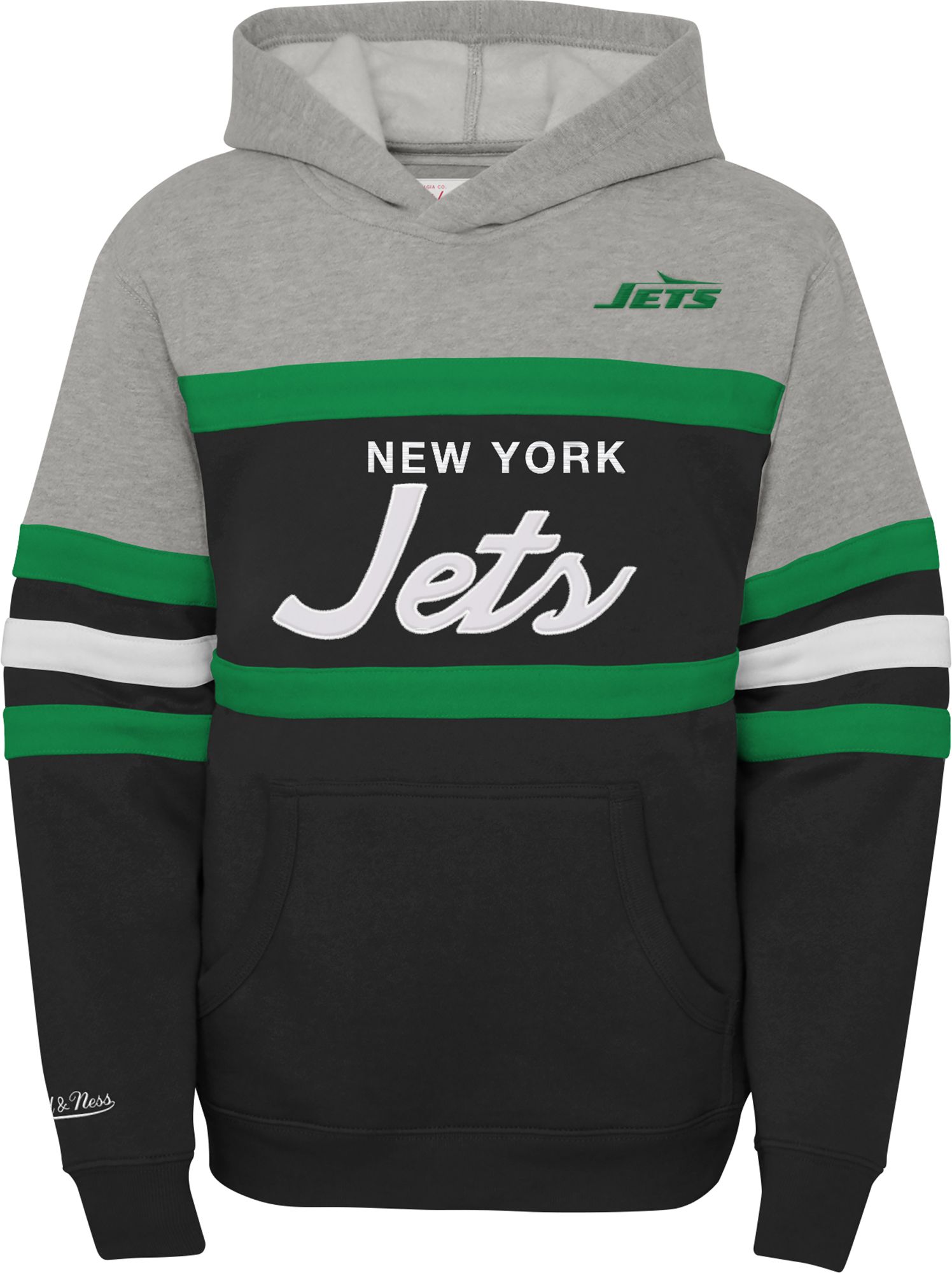 Mitchell & Ness Youth New York Jets Head Coach Black Pullover Hoodie product image