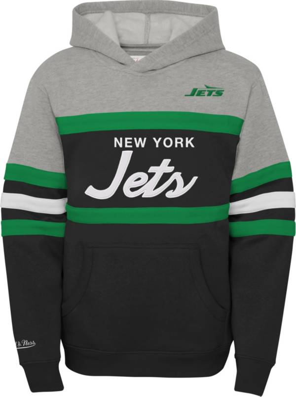 Mitchell & Ness Youth New York Jets Head Coach Black Pullover Hoodie