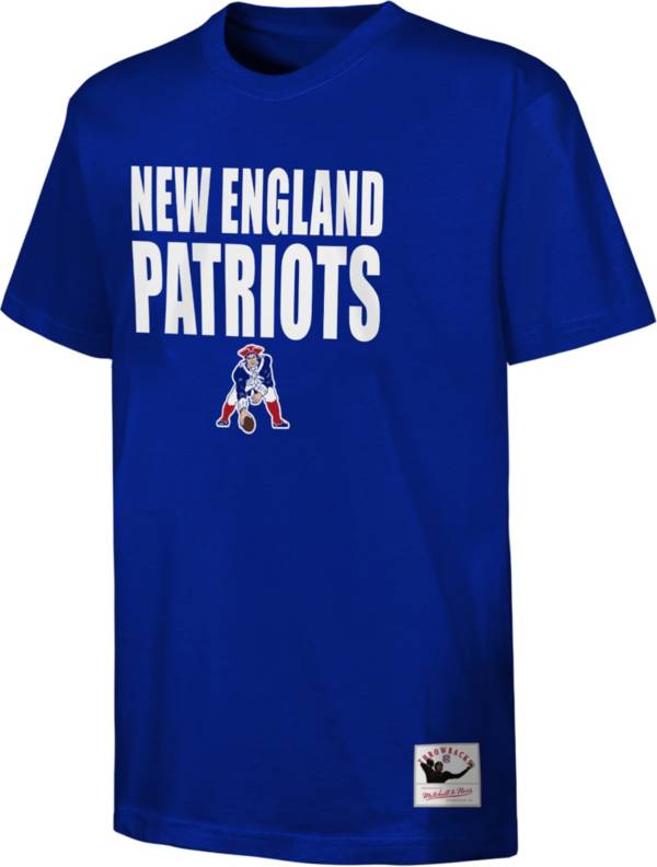 Mitchell & Ness Youth New England Patriots Paint Brush White T-Shirt