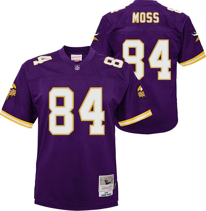 Mitchell & Ness Youth Minnesota Vikings Randy Moss #84 1998 Purple Jersey