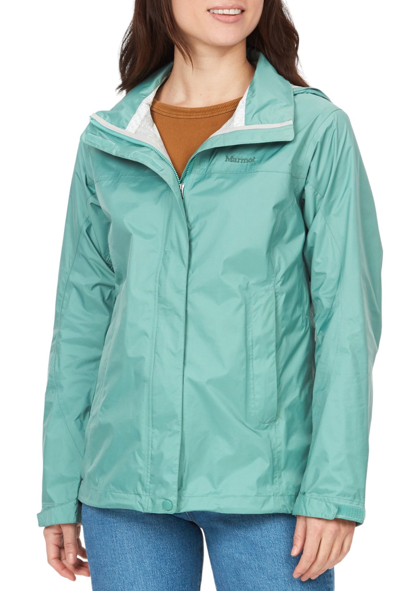 Womens Size Small S Jacket Marmot top Teal Water Repellent Breatheable Lightweight