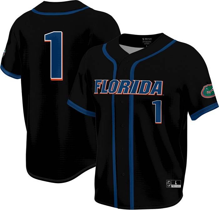 ProSphere Men's Florida Gators #1 Black Alternate Baseball Jersey