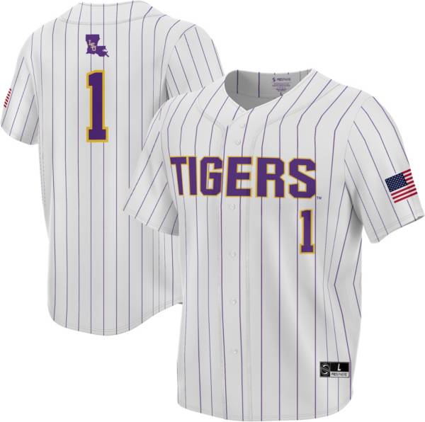 Men's Nike #1 Purple LSU Tigers Team Limited Jersey