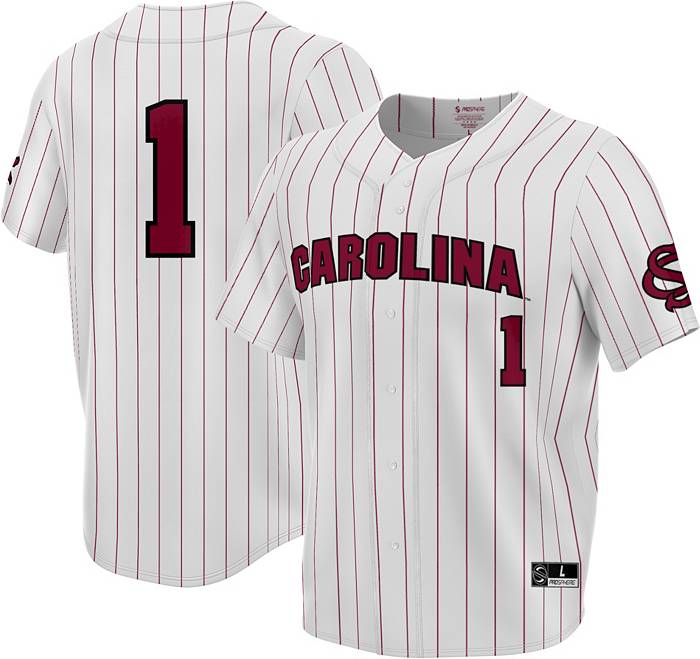 Custom Pinstriped Baseball Jersey| Full Button Down, White with Black Pinstripes Personalized Jersey with Your Team, Player, Numbers