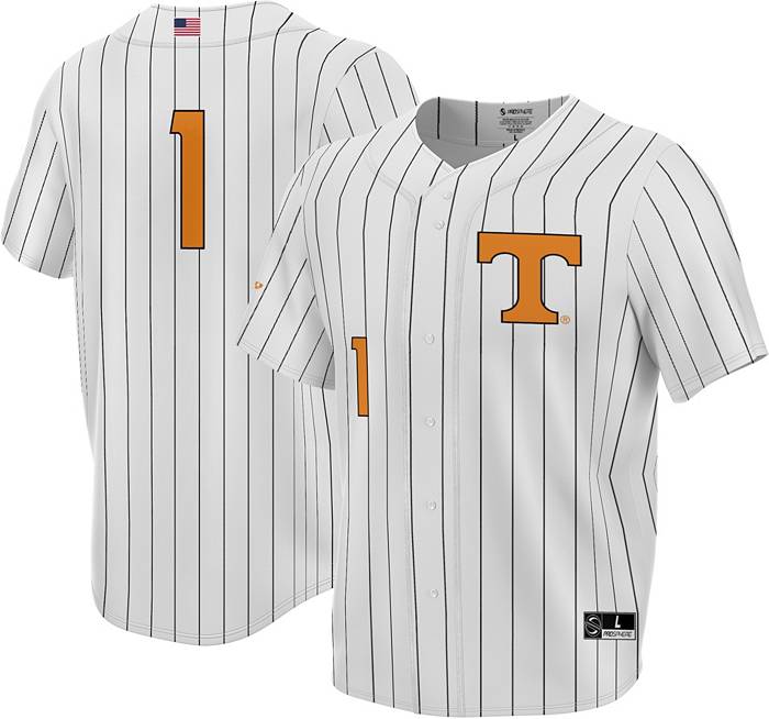 Tennessee Men's Nike College Full-Button Baseball Jersey.
