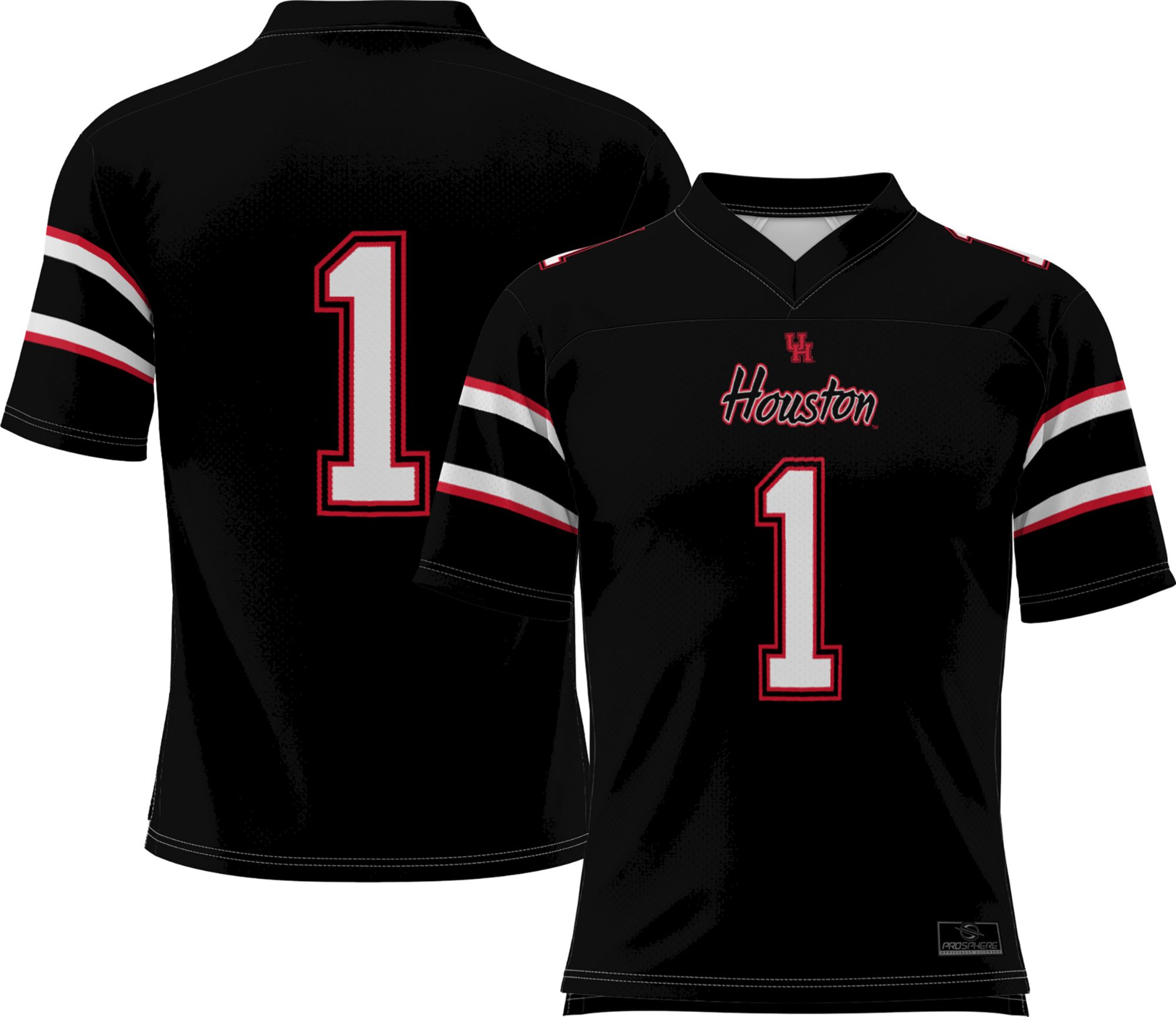 ProSphere Youth Houston Cougars #1 Red Full Sublimated Football Jersey product image