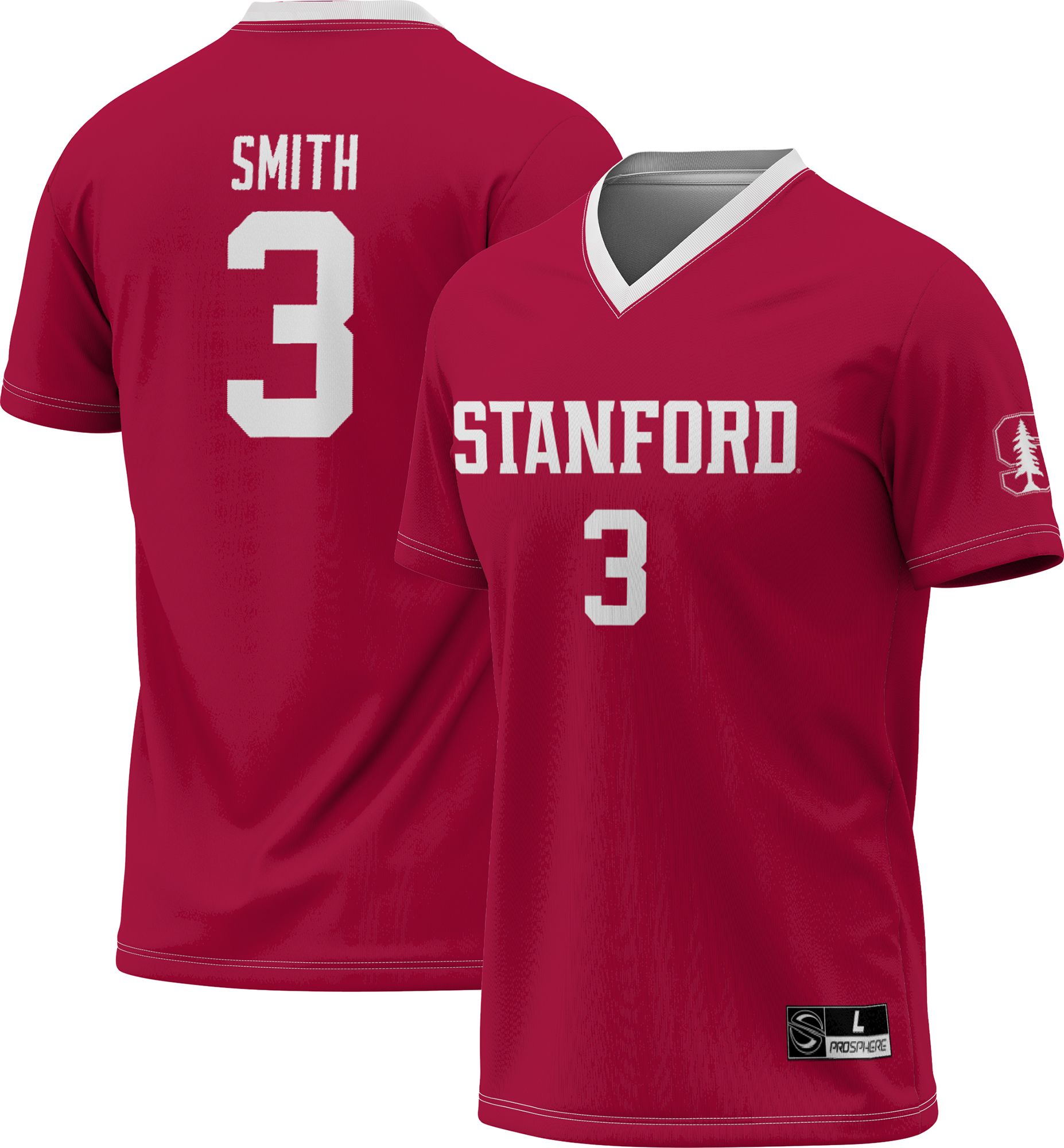 Prosphere Youth Stanford Cardinal #3 Cardinal Sophia Smith Replica Soccer Jersey product image