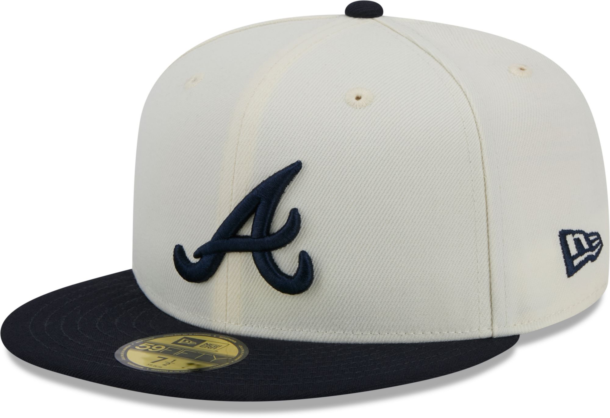 New Era Adult Atlanta Braves Navy Evergreen 59Fifty Fitted Hat product image