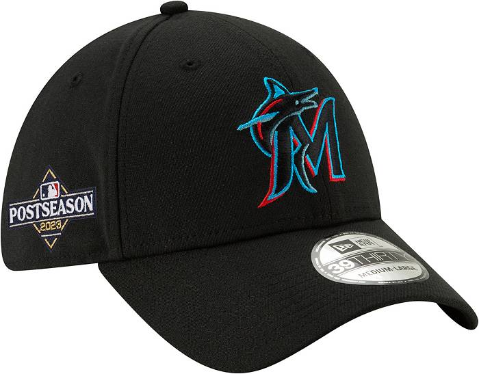 Men's New Era Blue/Red Miami Marlins City Connect 59FIFTY Fitted Hat