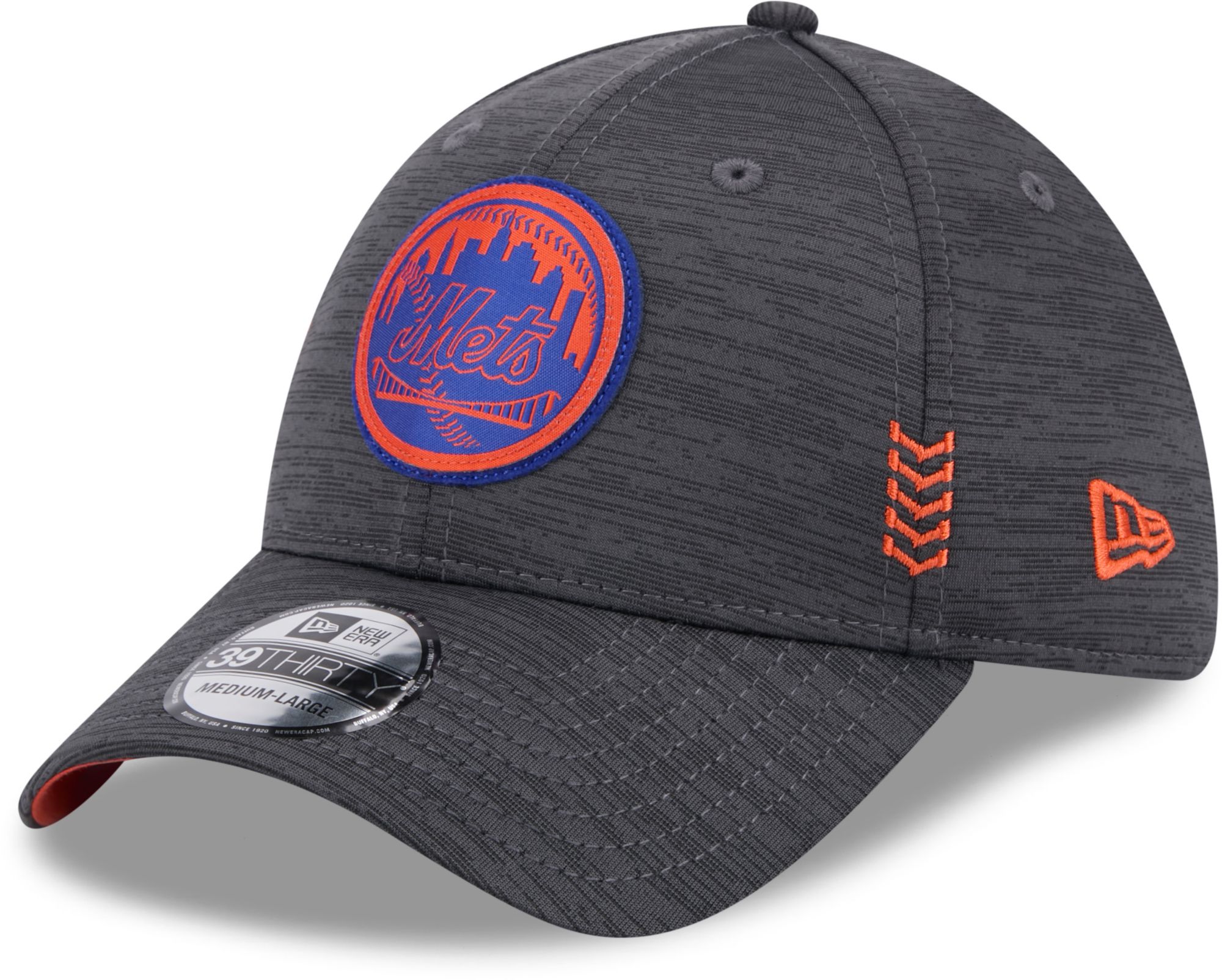 New Era Adult York Mets Clubhouse 39Thirty Stretch Fit Hat