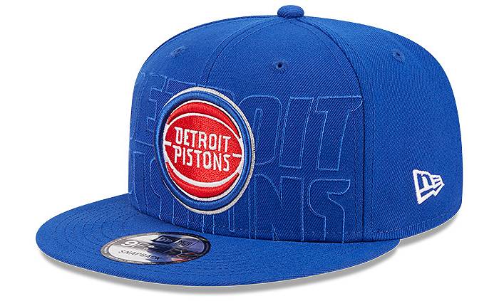 New Era Detroit Pistons Blue 9FIFTY Adjustable Hat, Men's