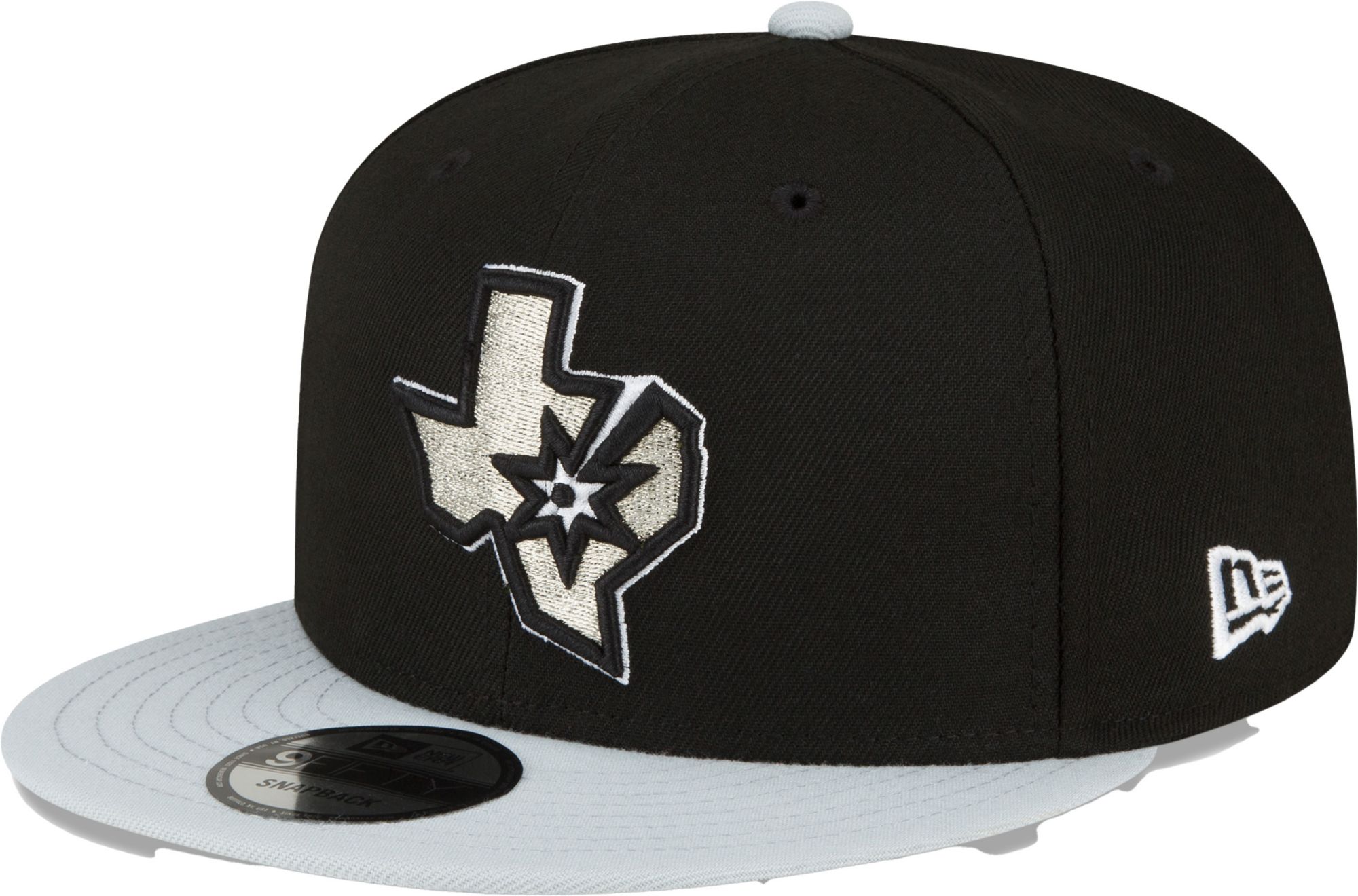 New Era Adult San Antonio Spurs Black 2Tone 9Fifty Adjustable Hat product image