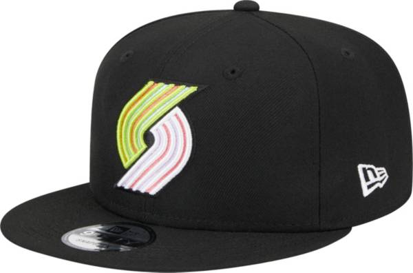 New Era Portland Trail Blazers Black 9Fifty Snapback Hat product image